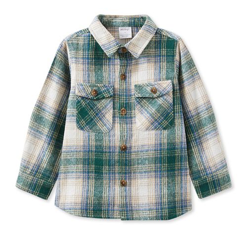Milky Check Overshirt